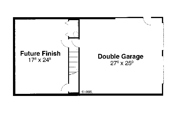 Lower Level image of Irving House Plan
